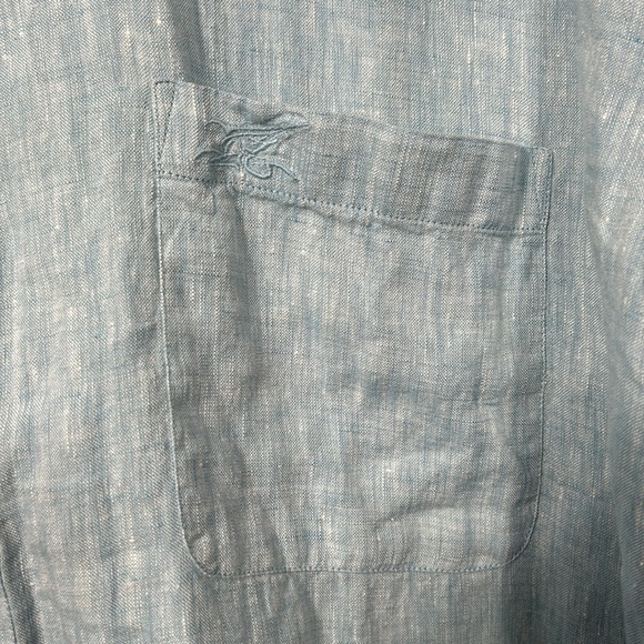 Madda Fella Linen Long Sleeve Linen Shirt size XXL- gently used - Picture 6 of 14